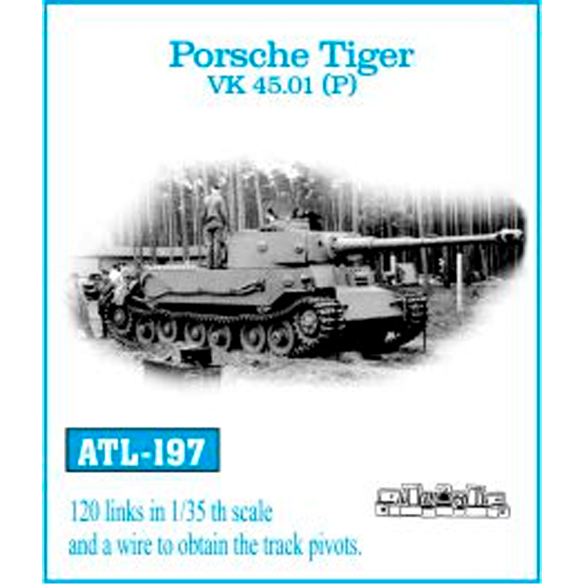 1/35 Metal Tracks Porsche Tiger