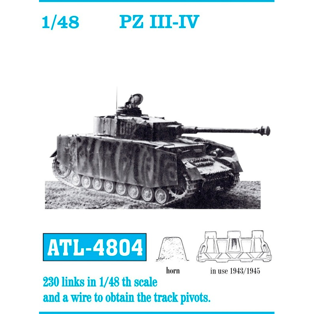 1/48 Metal Tracks PZ III – IV