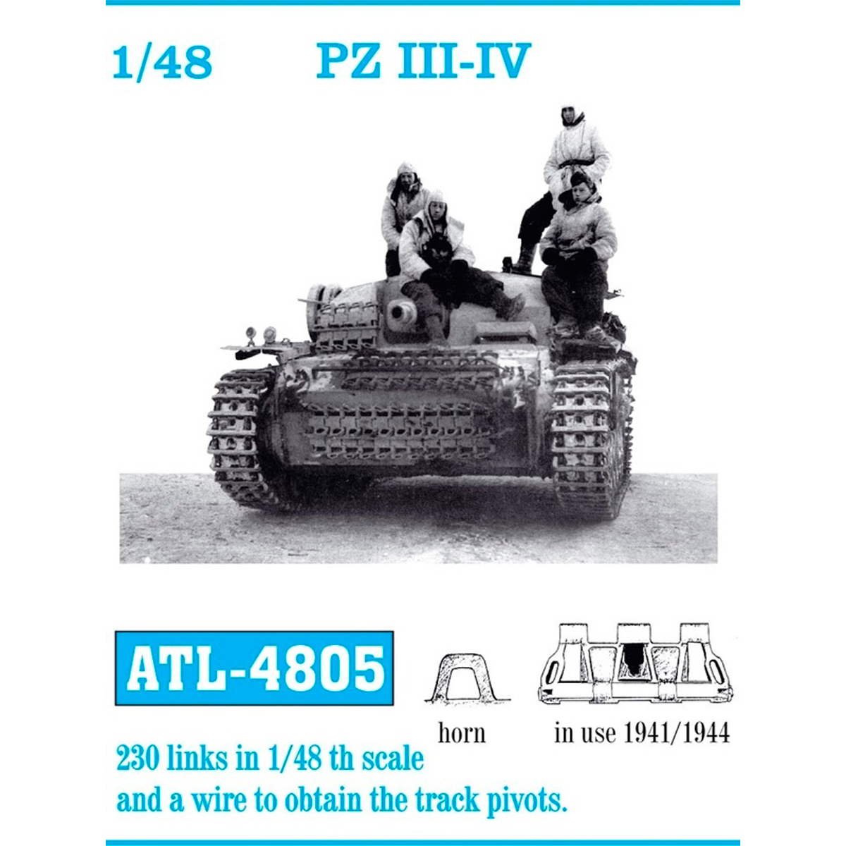 1/48 Metal Tracks PZ III – IV