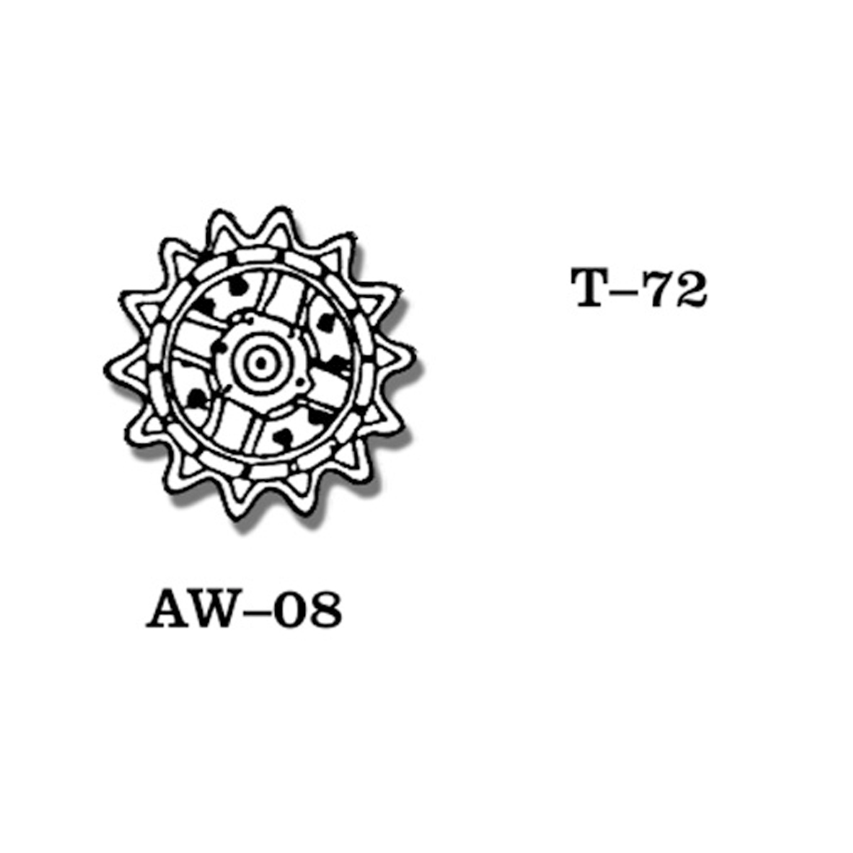 1/35 Metal Wheels T – 72