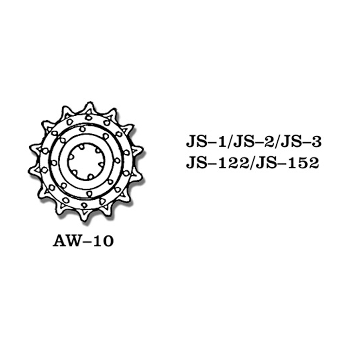 1/35 Metal Wheels JS-1 / JS-2 / JS-3 / JS-122 / JS-152