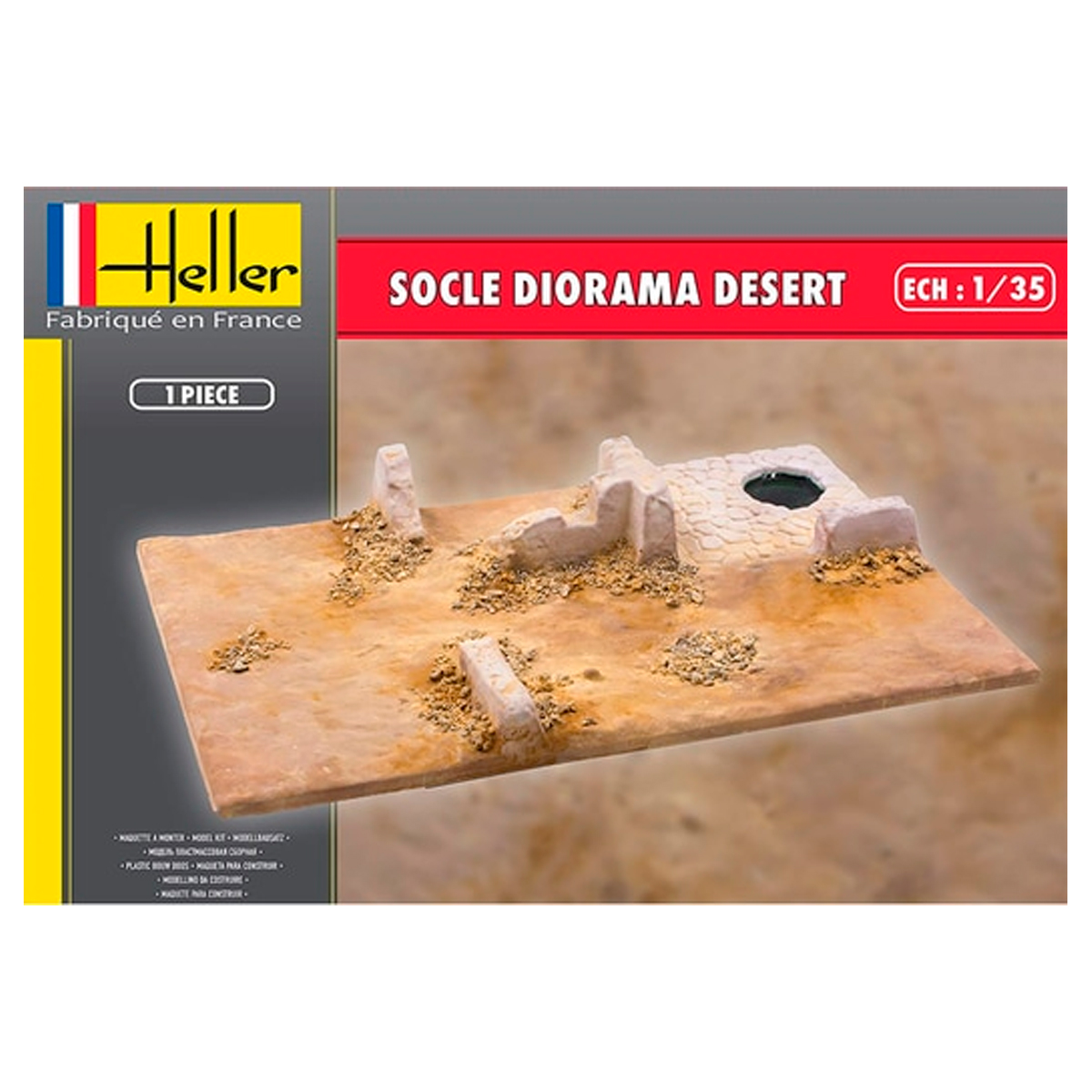 Socle Diorama Desert 1/35