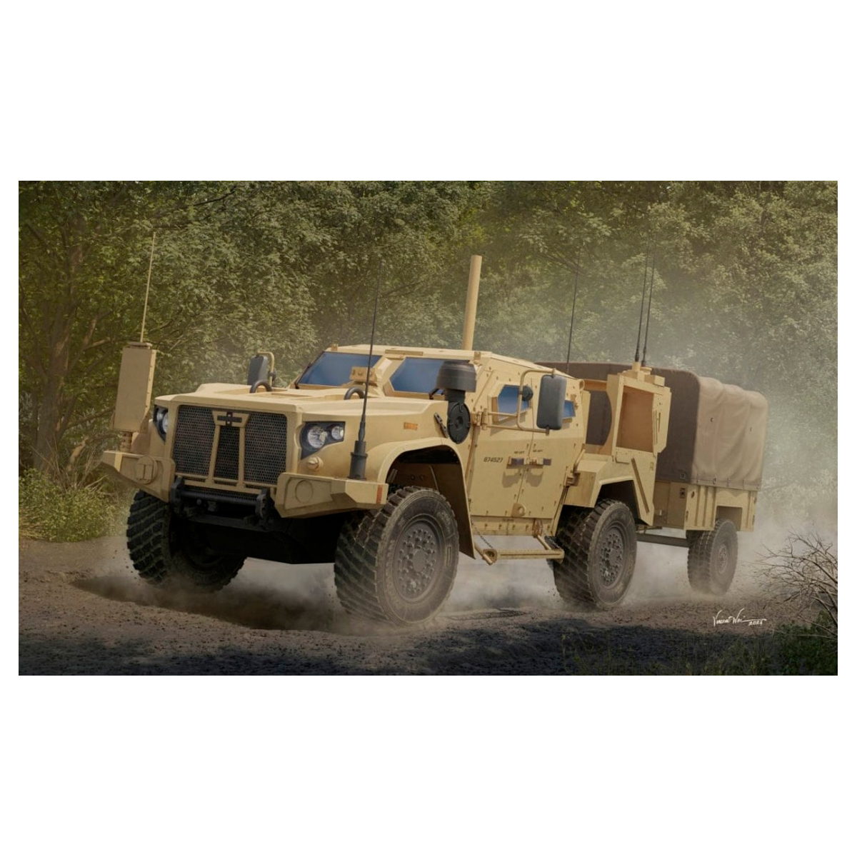M1280 LMTV /W M1101 Tactical Trailer (LTT) 1/35