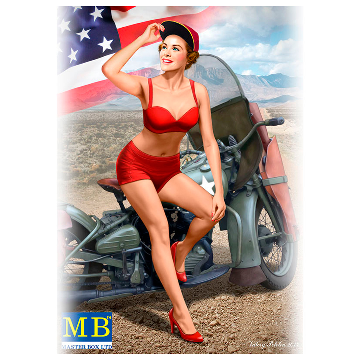 Pin-up series,Kit No.1 Marylin 1/24