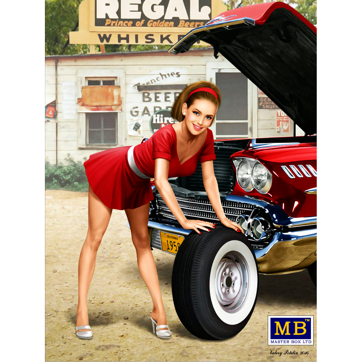 Pin-up series.A short stop.Kit No.3 1/24