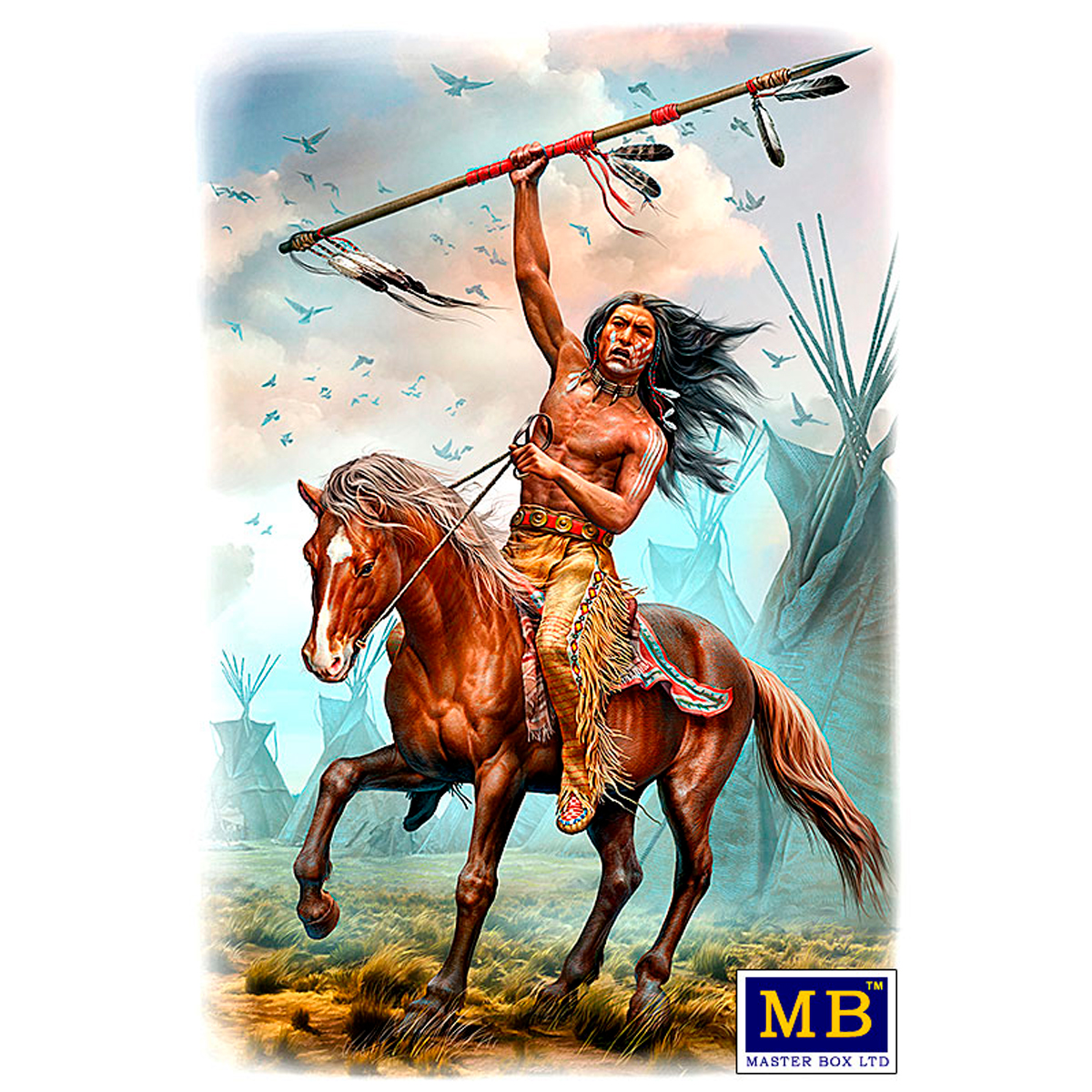 Indian Wars Series, Buffalo Hunter. Running Bear 1/24