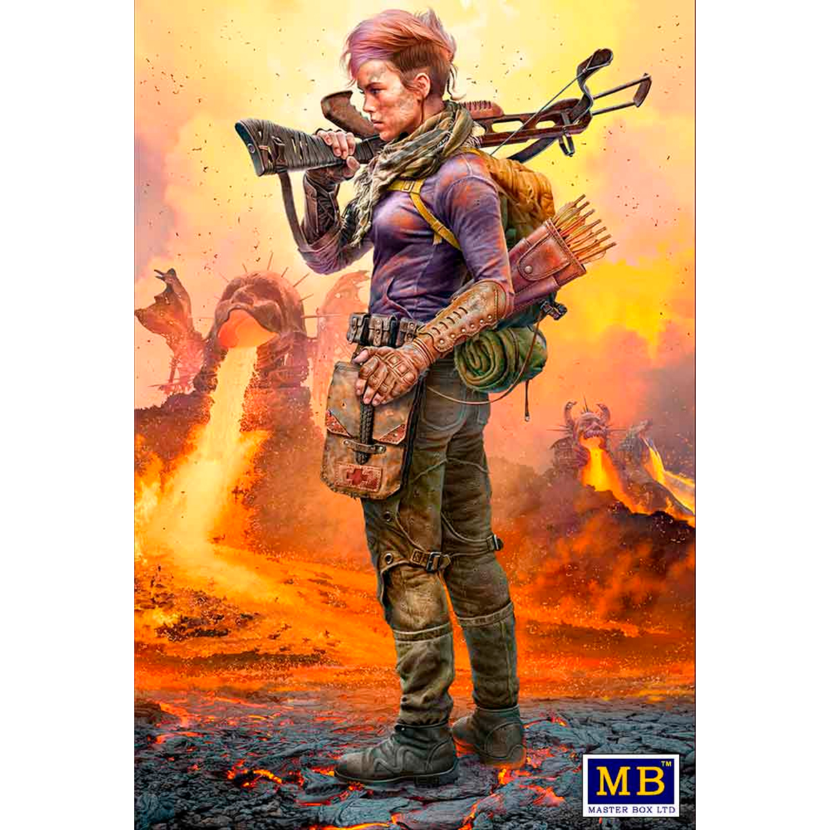 Post-Apocalyptic series. The last bridge. Kit No.1. Sabrina 1/24