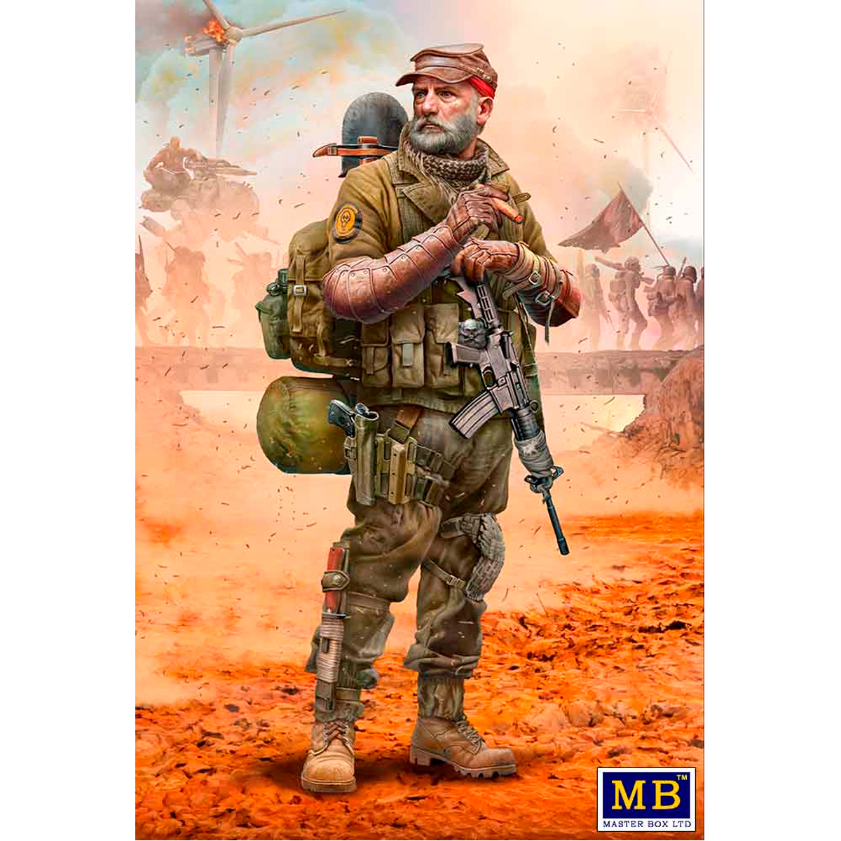 Pоst-apocalyptic series. The Last Bridge. Kit № 2. Raider Reaper 1/24