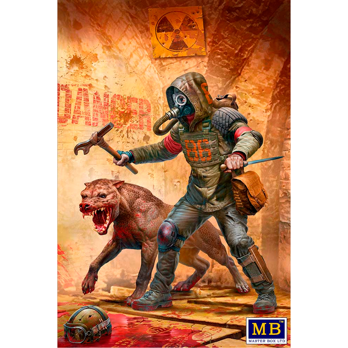 Pоst-apocalyptic series. The Last Bridge. Kit No. 7. Dogs of the Apocalypse 1/24