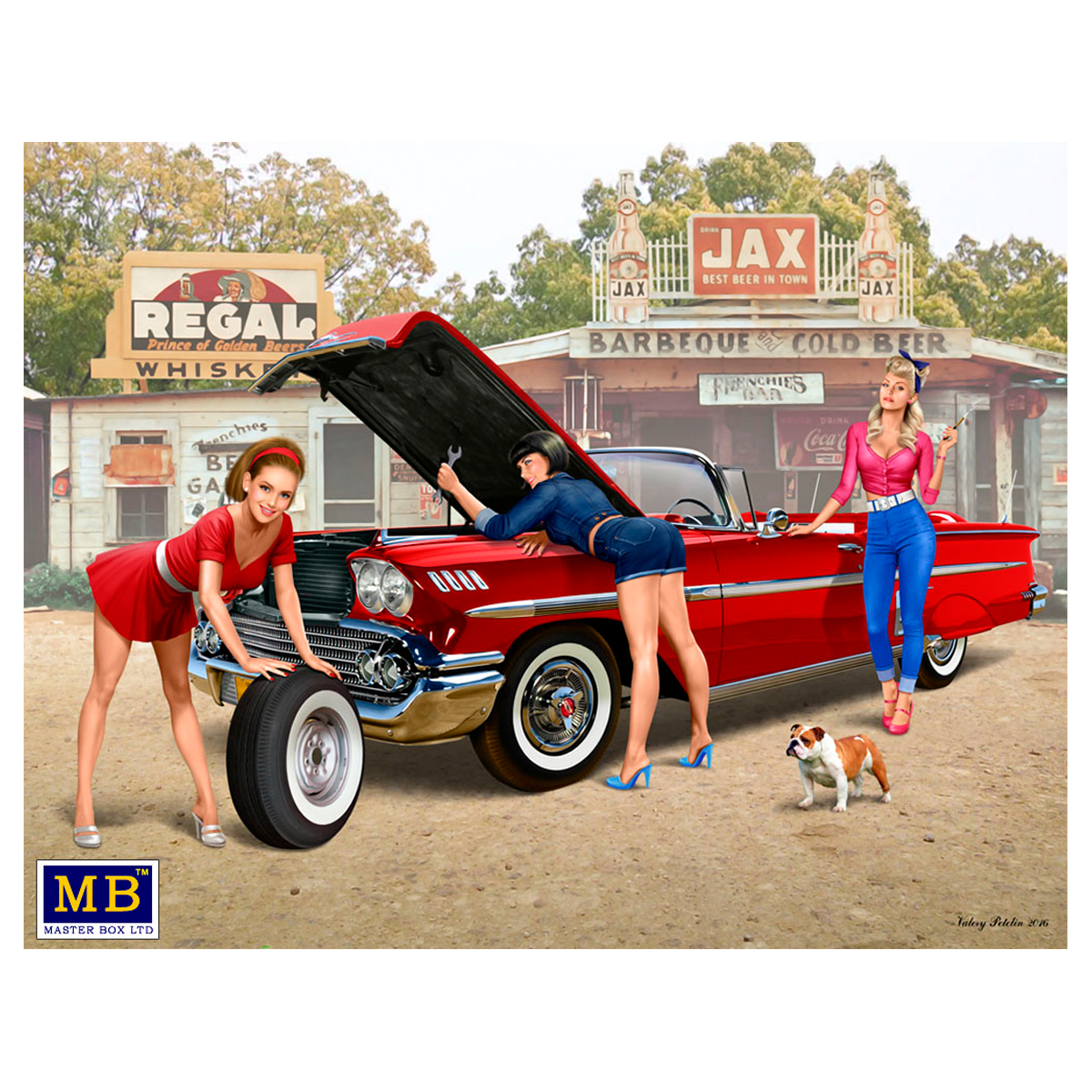 Pin-up series. The Legendary 60’s series. On new adventures! 1/24