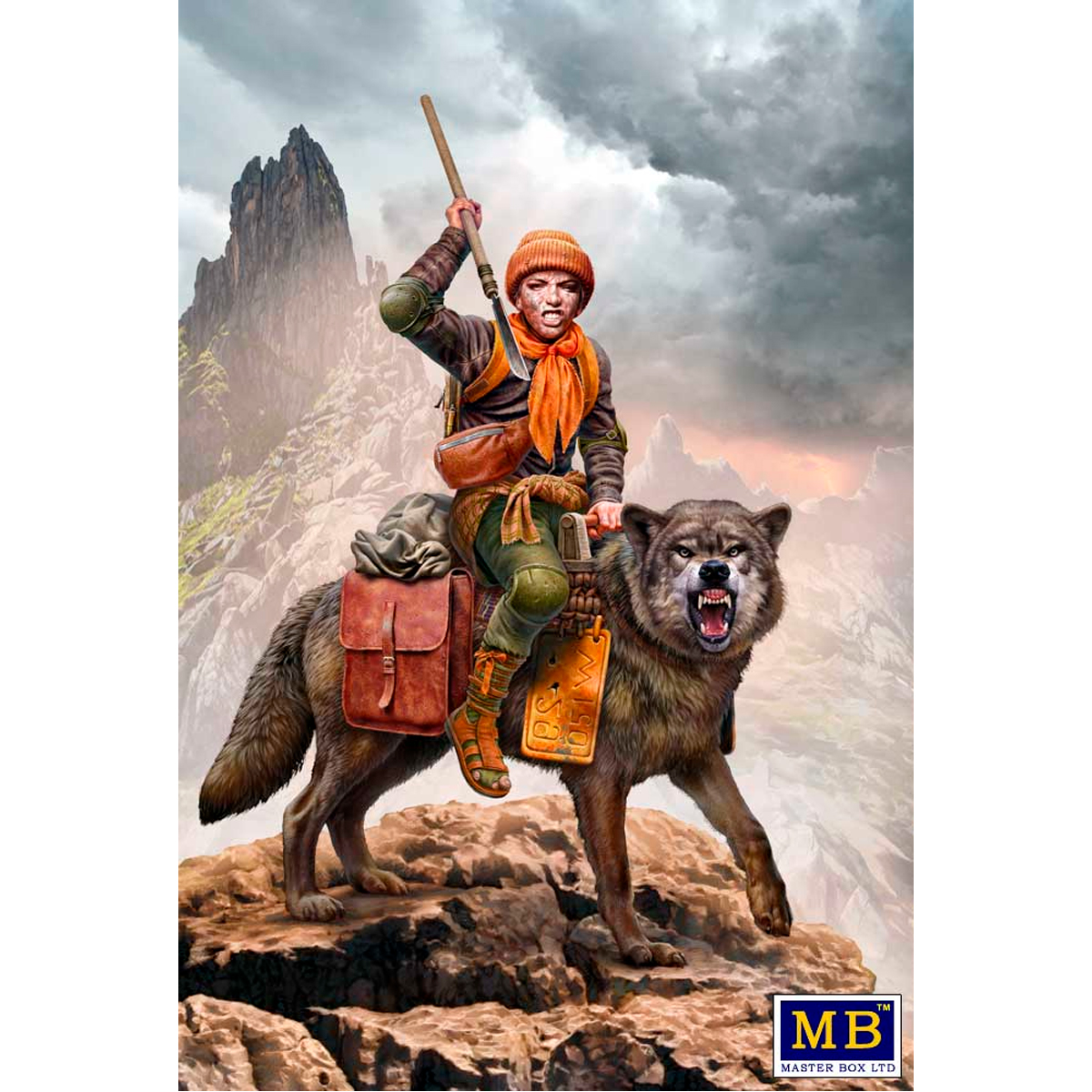 Post-apocalyptic series. The Last Bridge. Kit No. 8. Clan of Wolves 1/24