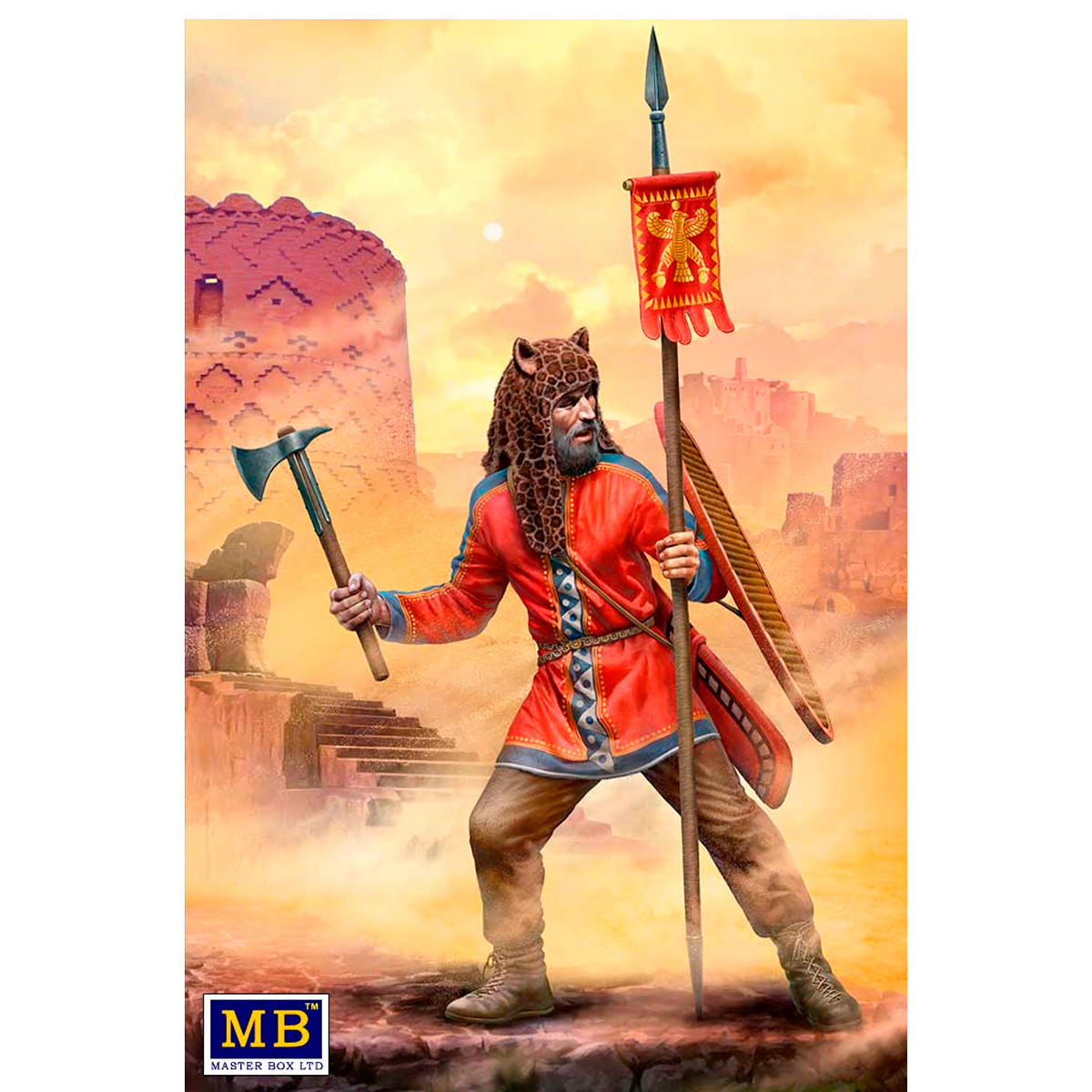 Greco-Persian Wars Series. Flag Officer of the Persian Heavy Infantry 1/32