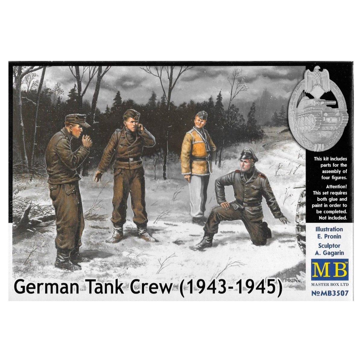 German tank crew (1943-1945) 1/35
