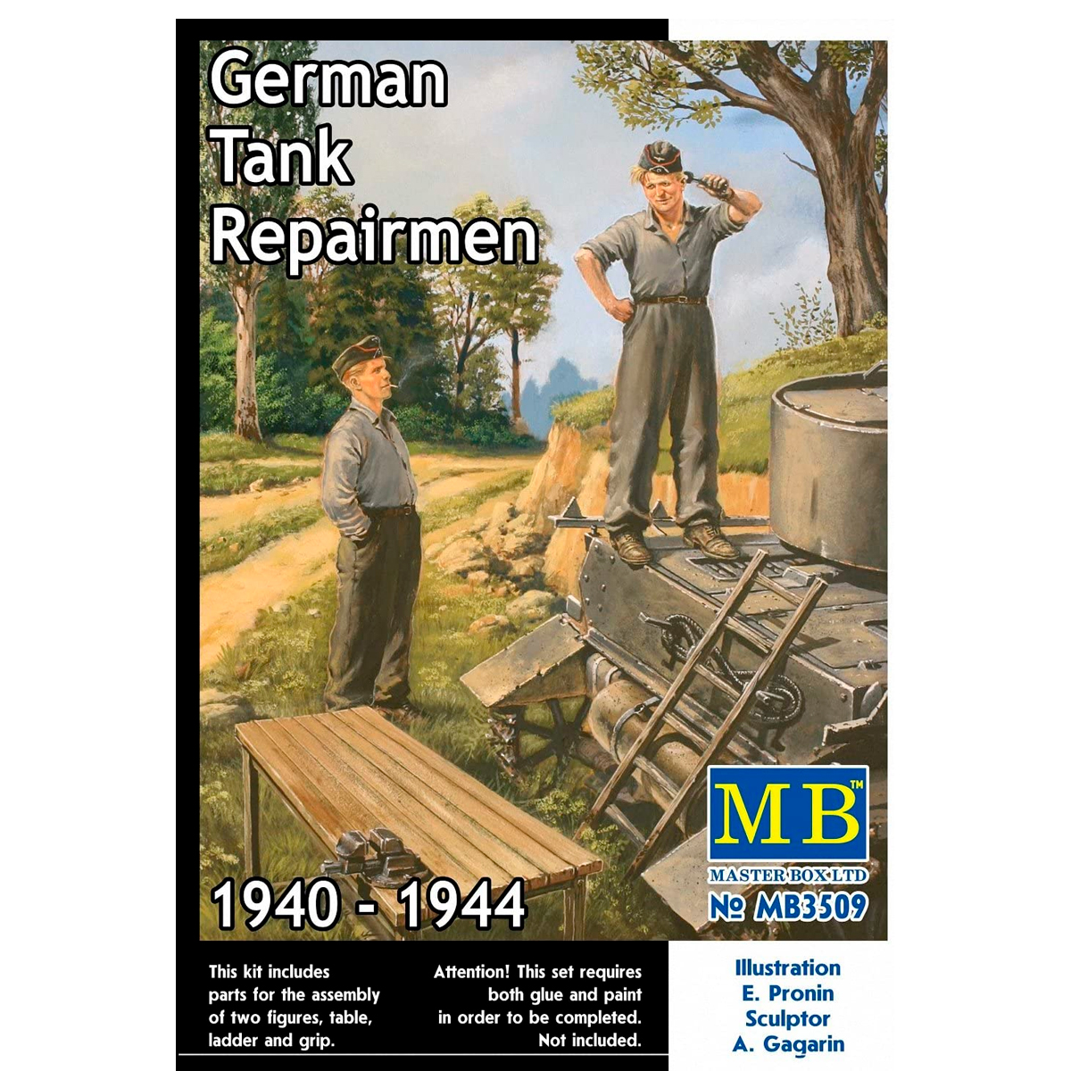 German tank repairmen (1940-1944) 1/35