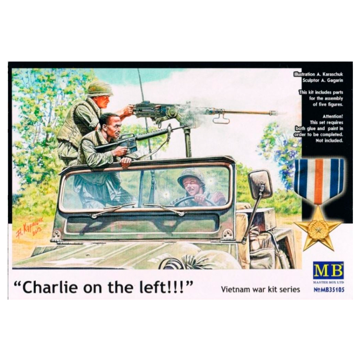 Charlie on the left!!! Vietnam war kit series 1/35