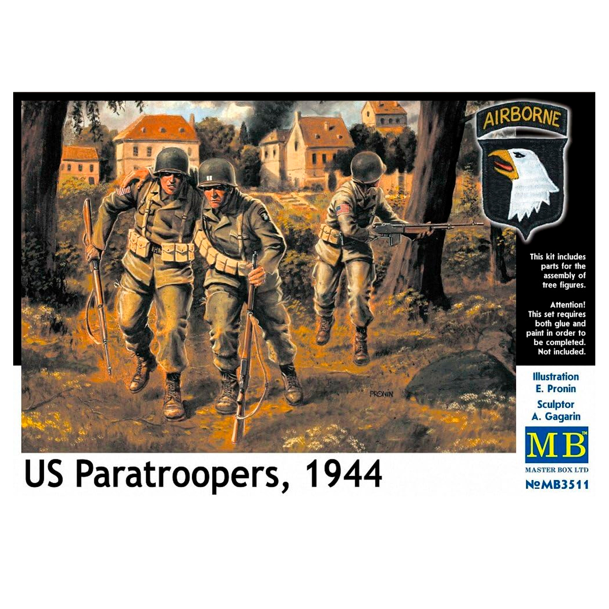 U.S. Paratroopers (1944) 1/35
