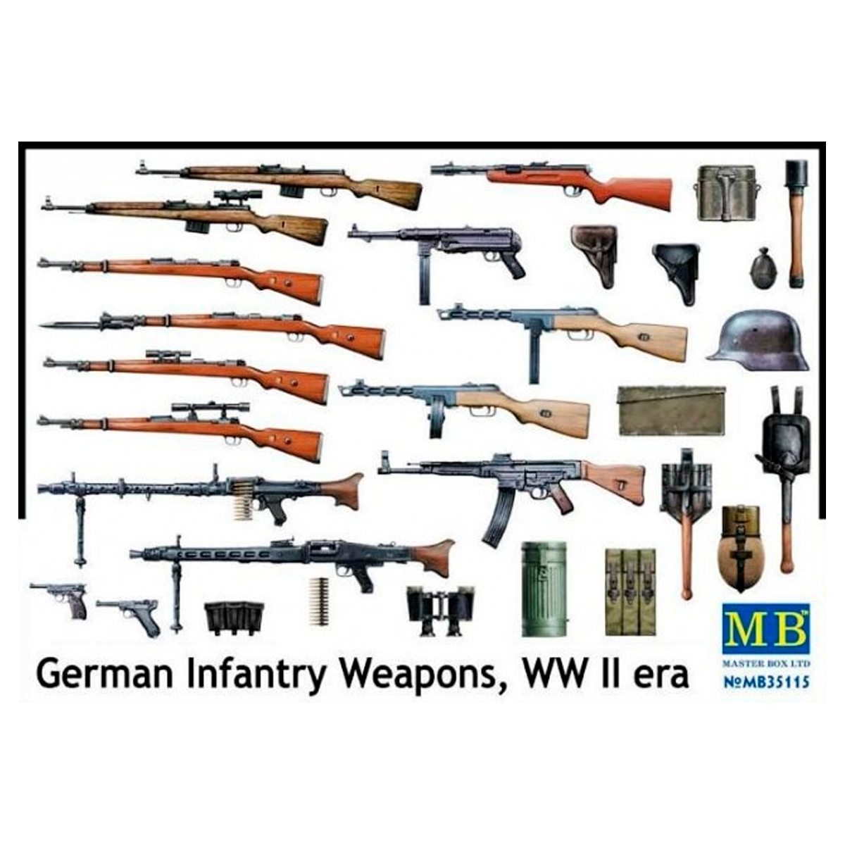German Infantry Weapons WW II era 1/35