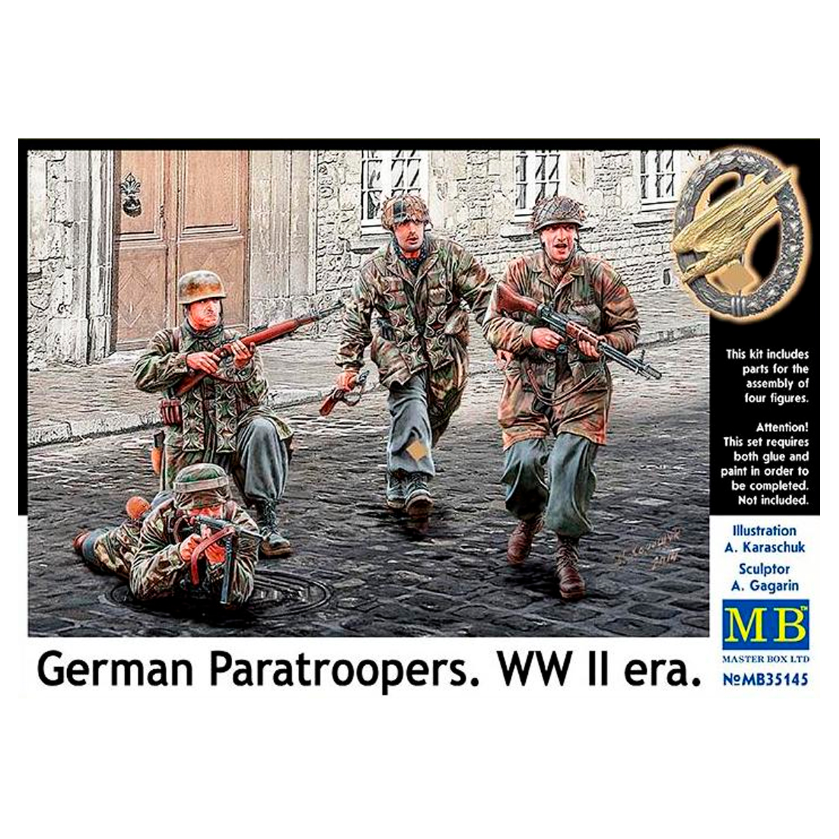 German Paratroopers, WWII era 1/35