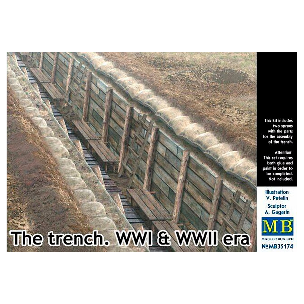 The Trench. WWI & WWII Era 1/35