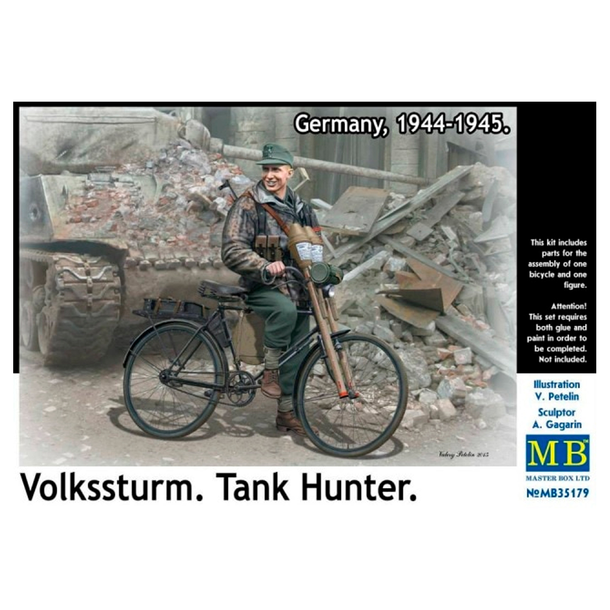 Volkssturm. Tank Hunter. Germany, 1944-1945. 1/35