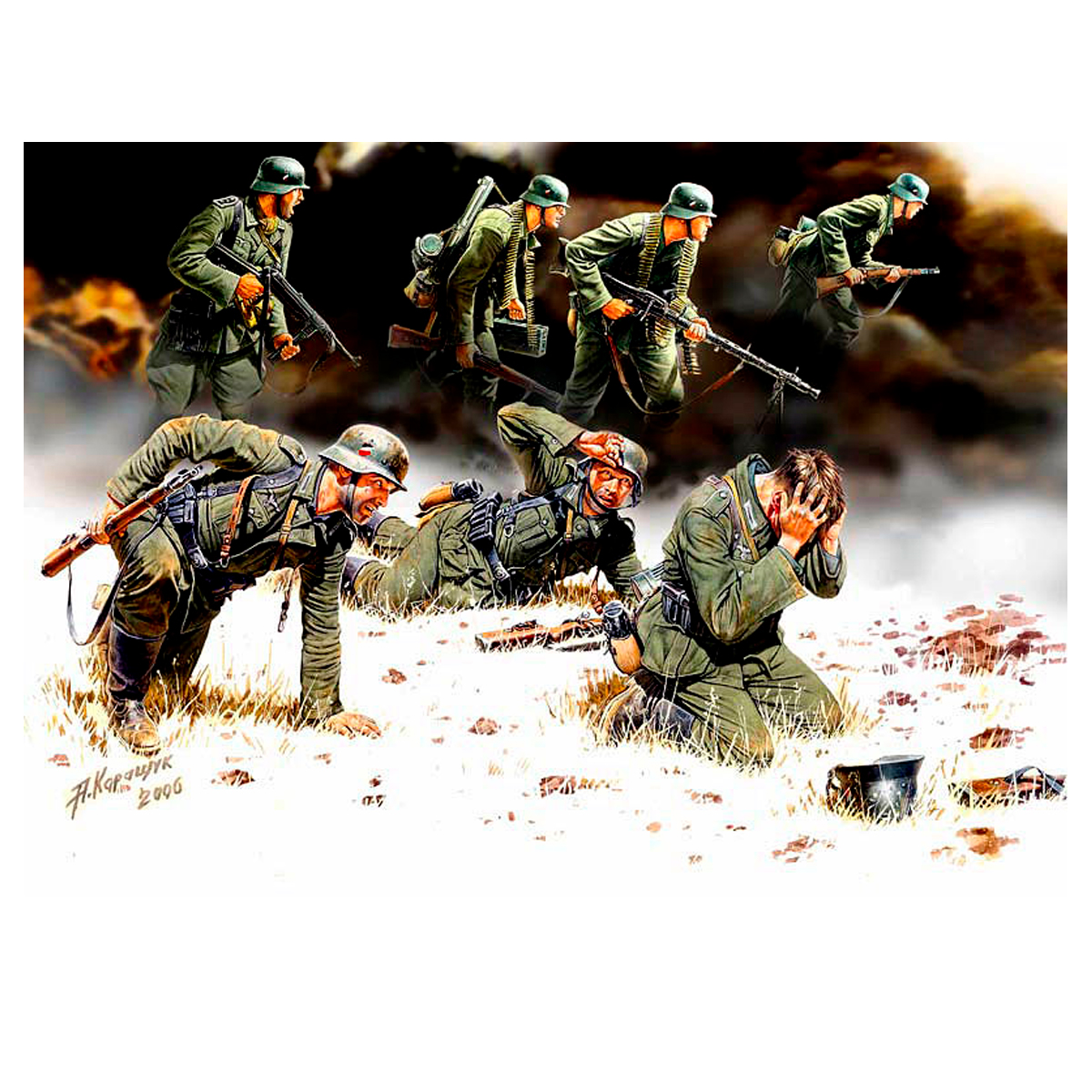 German Panzergrenadiers (1939-1942) 7 fig. 1/35