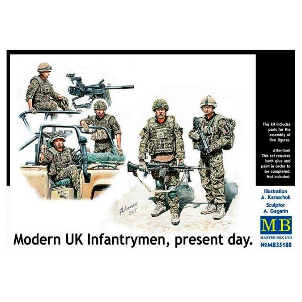 Modern UK Infantrymen, present day 1/35