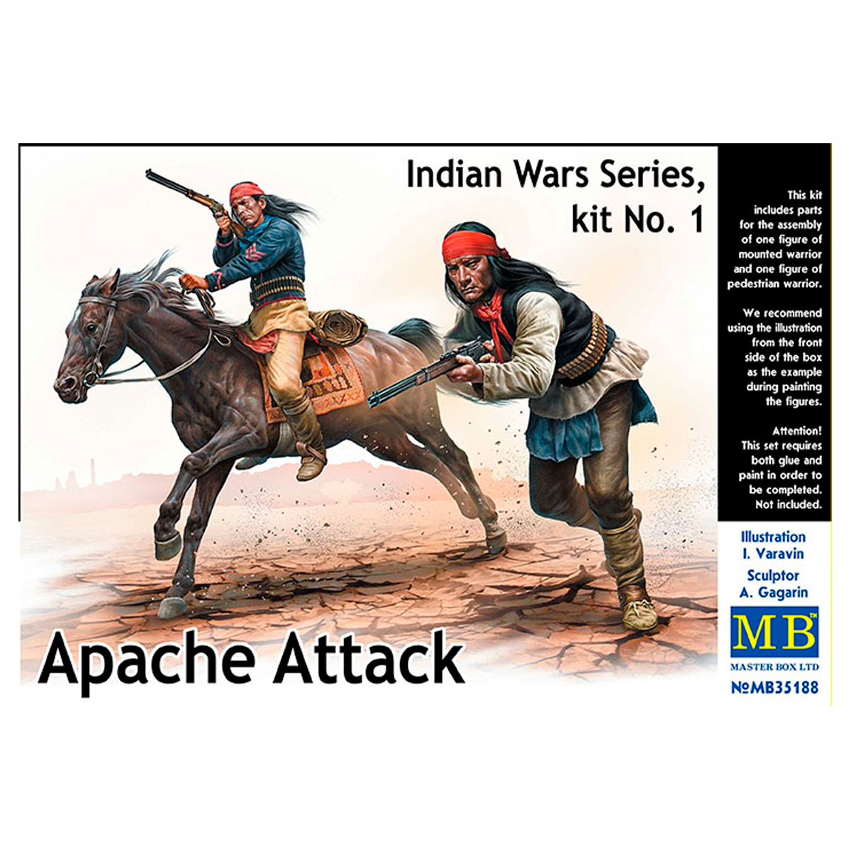 Indian Wars Series, kit No.1. Apache Attack 1/35