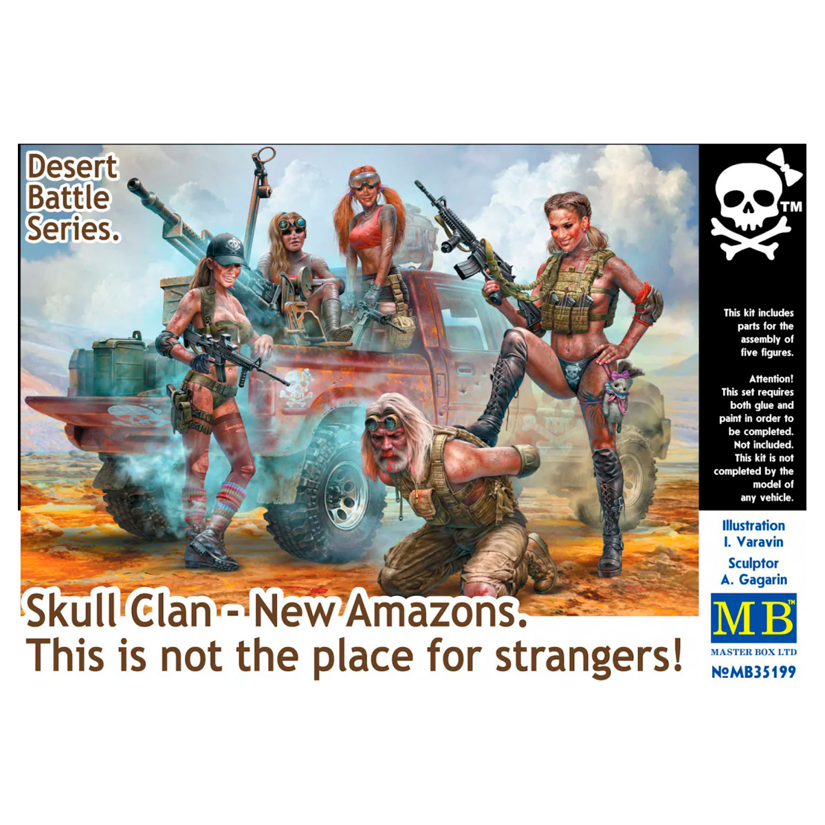 Desert Battle Series. Skull Clan – New Amazons. This is not the place for strangers! 1/35