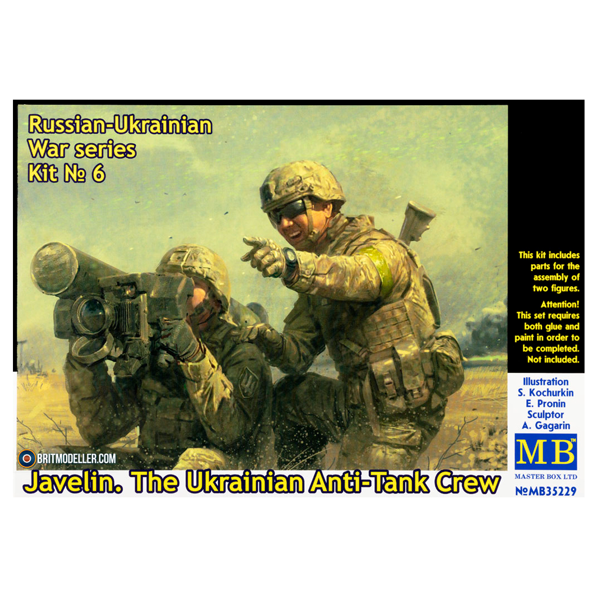 Russian-Ukrainian War series, Kit № 6. Javelin. The Ukrainian Anti-Tank Crew 1/35