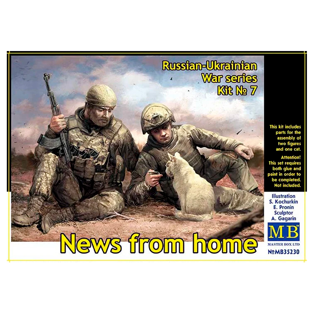Russian-Ukrainian War series, kit № 7. News from home 1/35