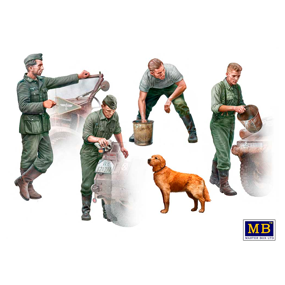 World War II era, Schnelle Truppen. German Drivers 1/35
