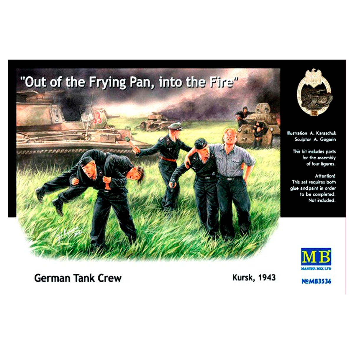 German Tank Crew Kursk,1943 – Out of the frying pan, into the fire! 1/35