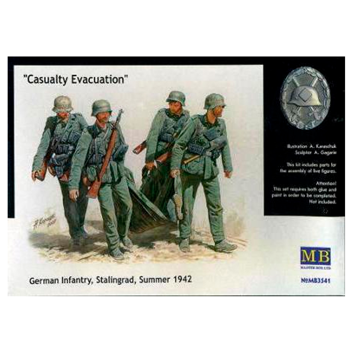 Casualty Evacuation, German Infantry, Stalingrad, Summer 1942 1/35