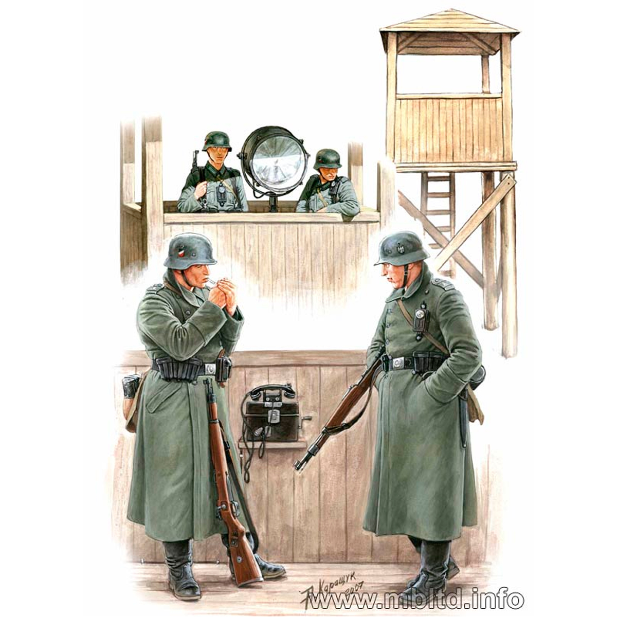 Watch Tower’ w/4 figs 1/35