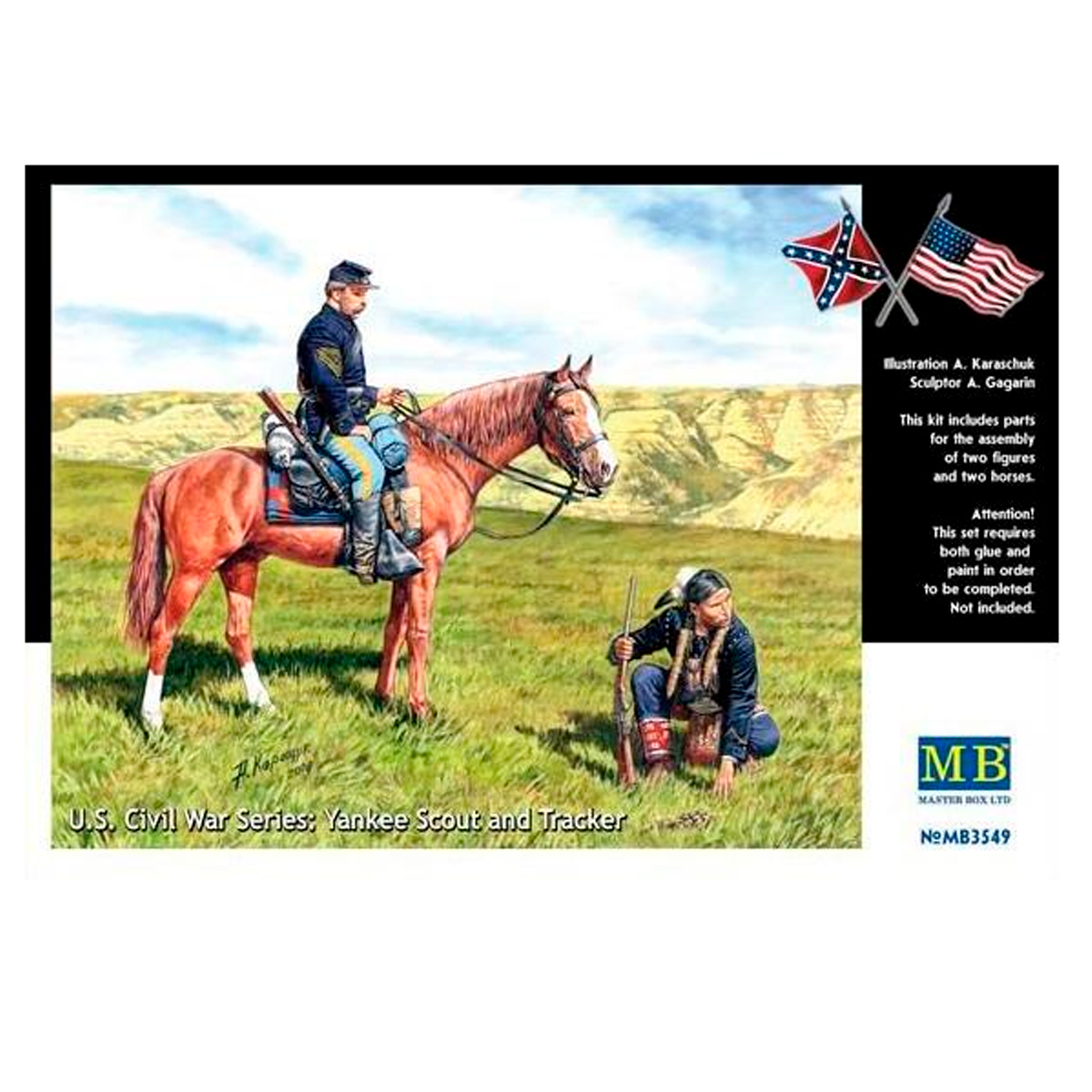 U.S. Civil War Yankee Scout and Tracker 1/35