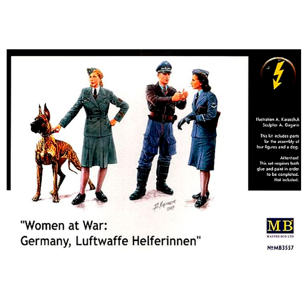 Women at War: Germany, Luftwaffe Helferinnen 1/35