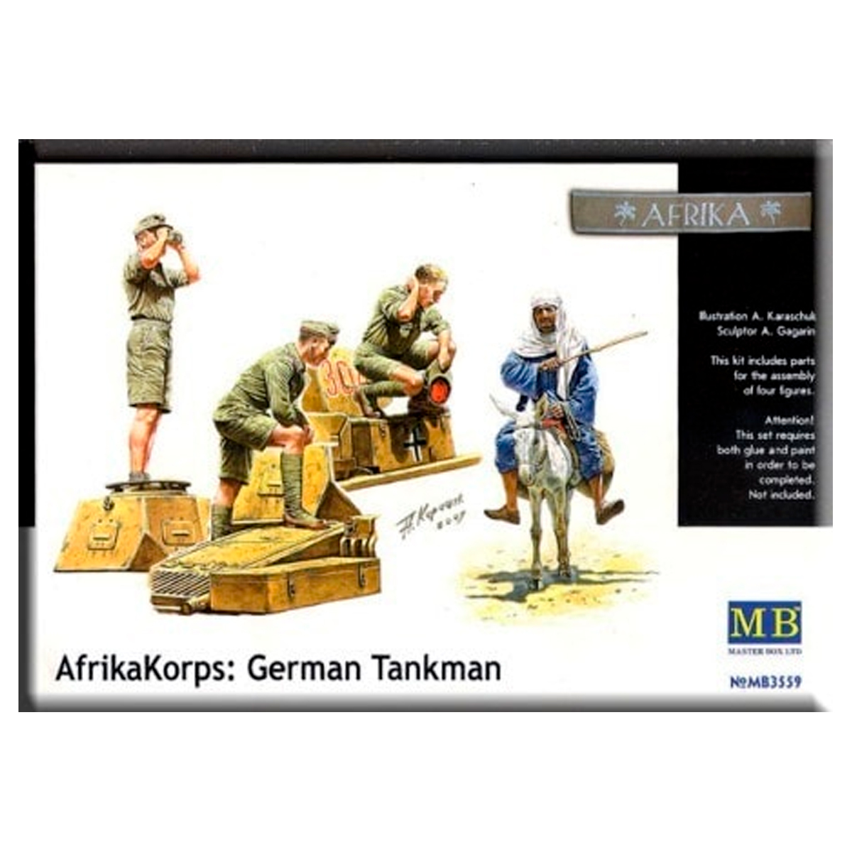 AfrikaKorps: German Tankman 1/35