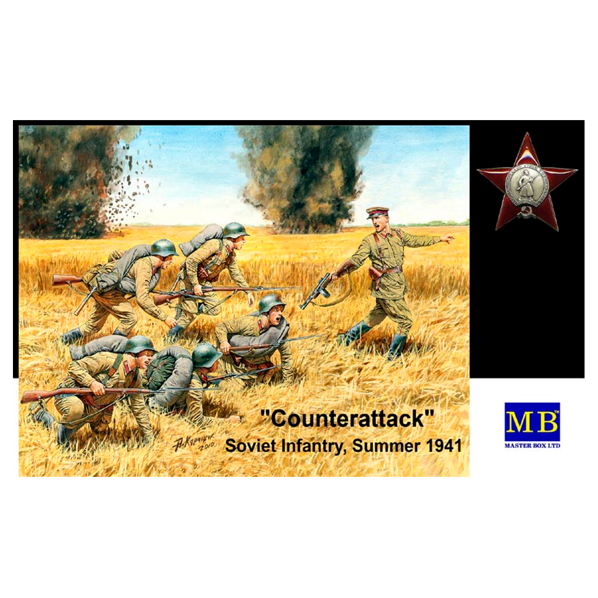 Counter Attack Soviet Infantry, Summer 1941 1/35