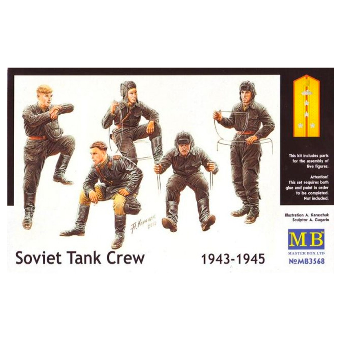 Soviet tank crew, 1943-1945 1/35