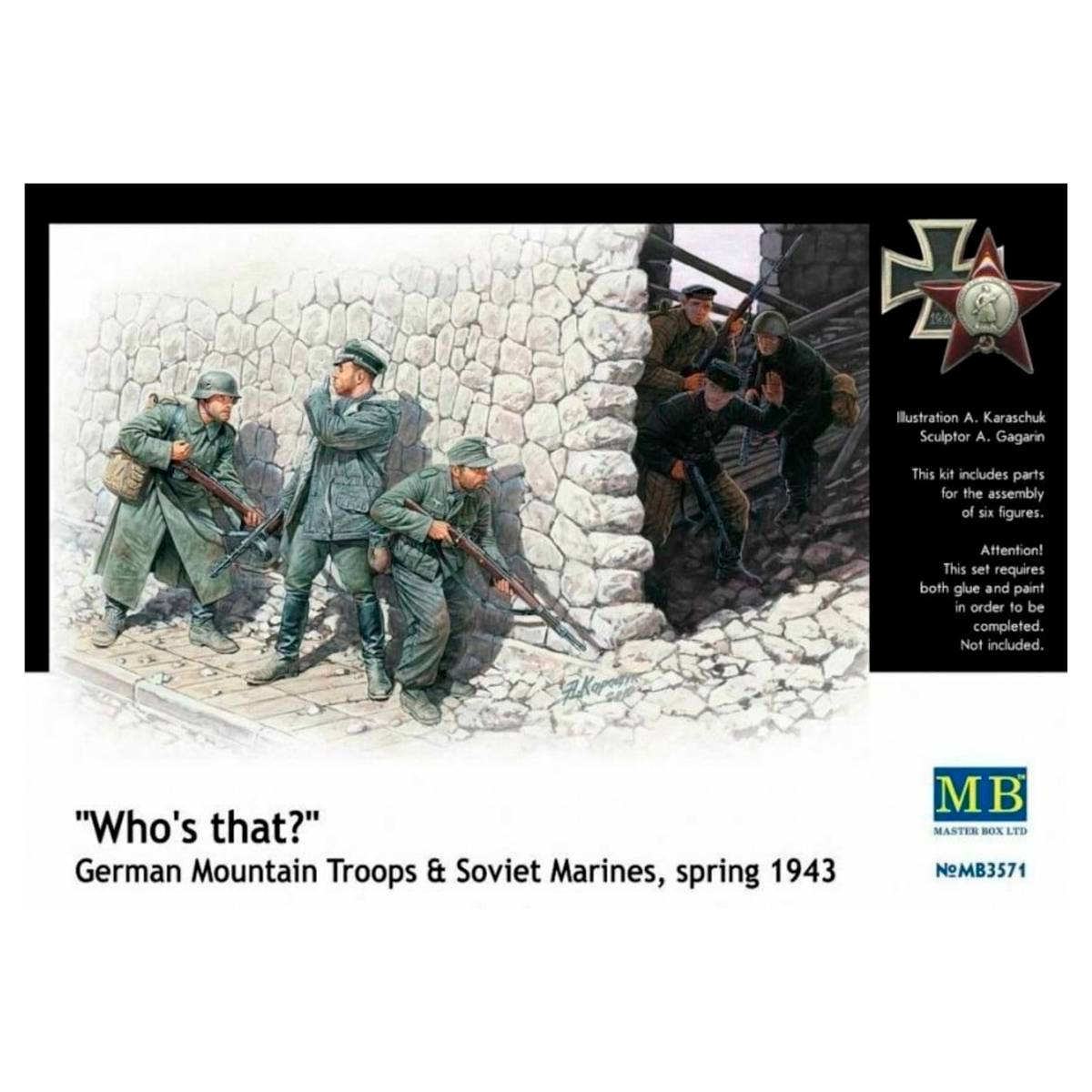 Who’s That! “Who’s that?” German Mountain Troops & Soviet Marines, spring 1943 1/35
