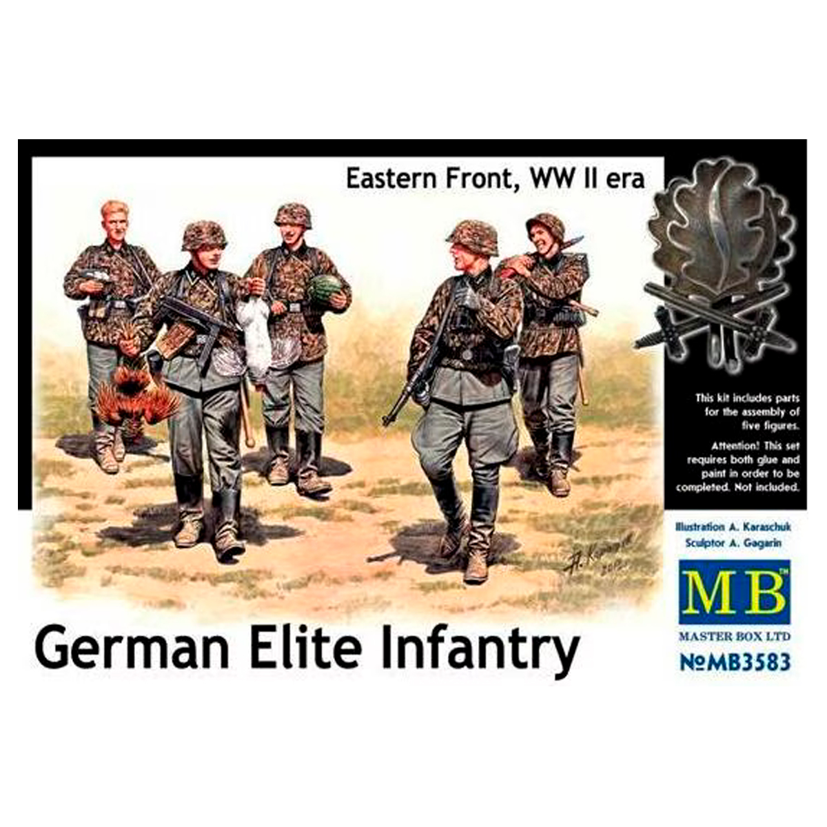 German Elite infantry, Eastern Front, WWII era 1/35