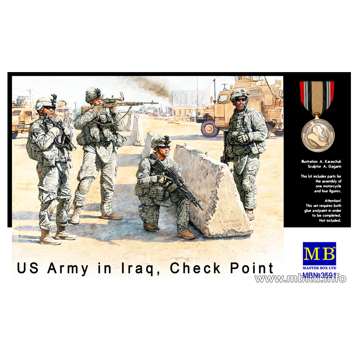 US Check Point in Iraq 1/35