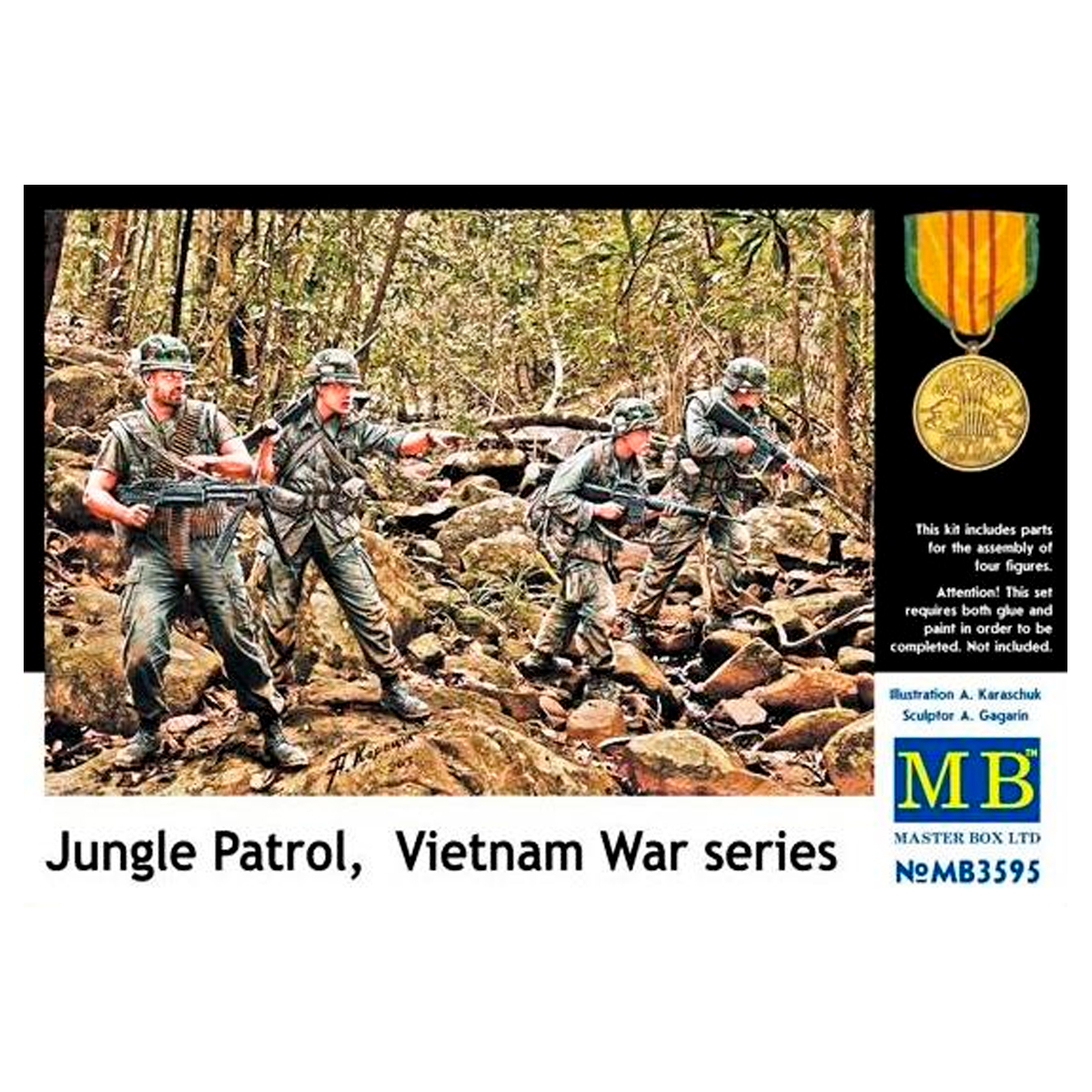 Jungle Patrol, Vietnam War series 1/35
