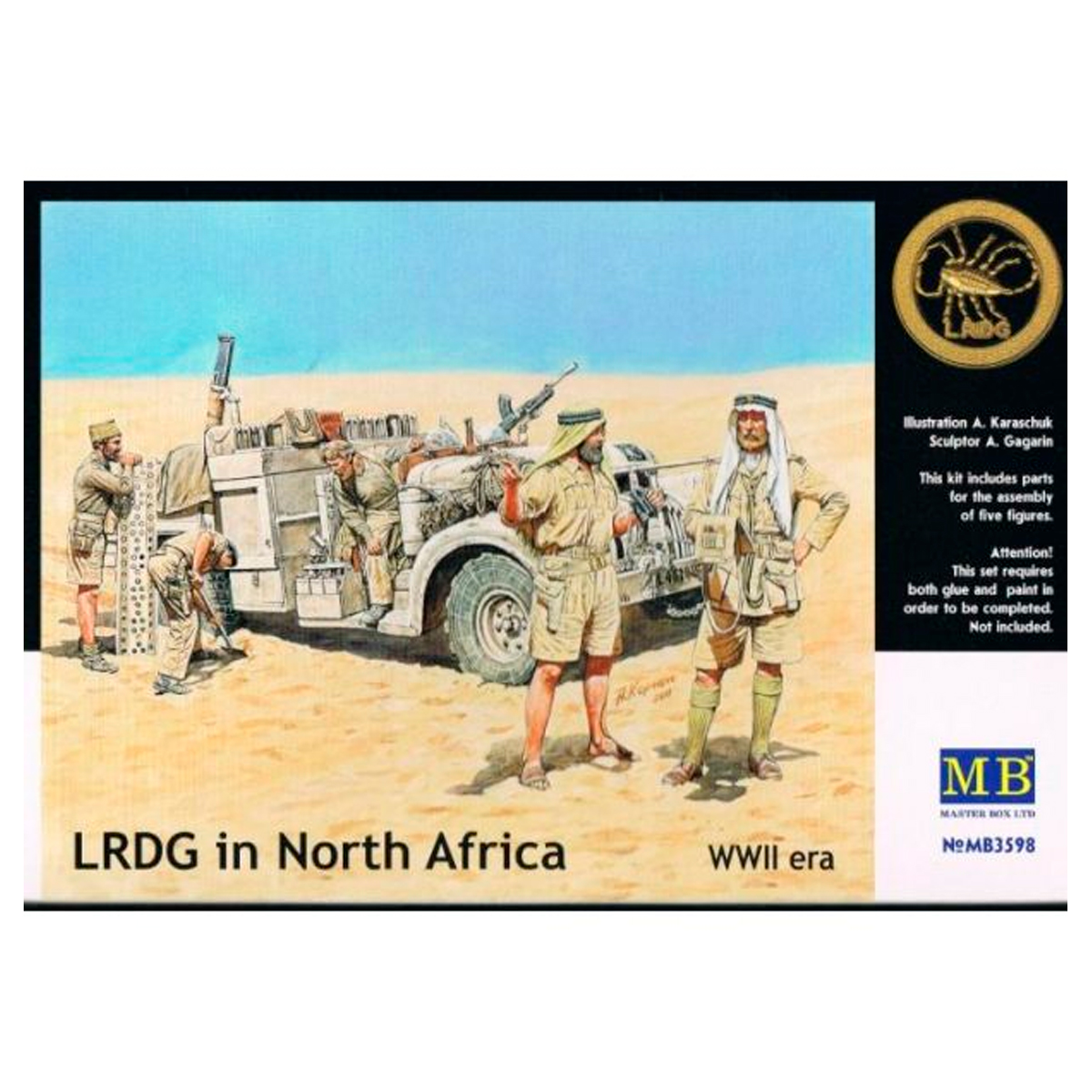 LRDG in North Africa, WWII era 1/35