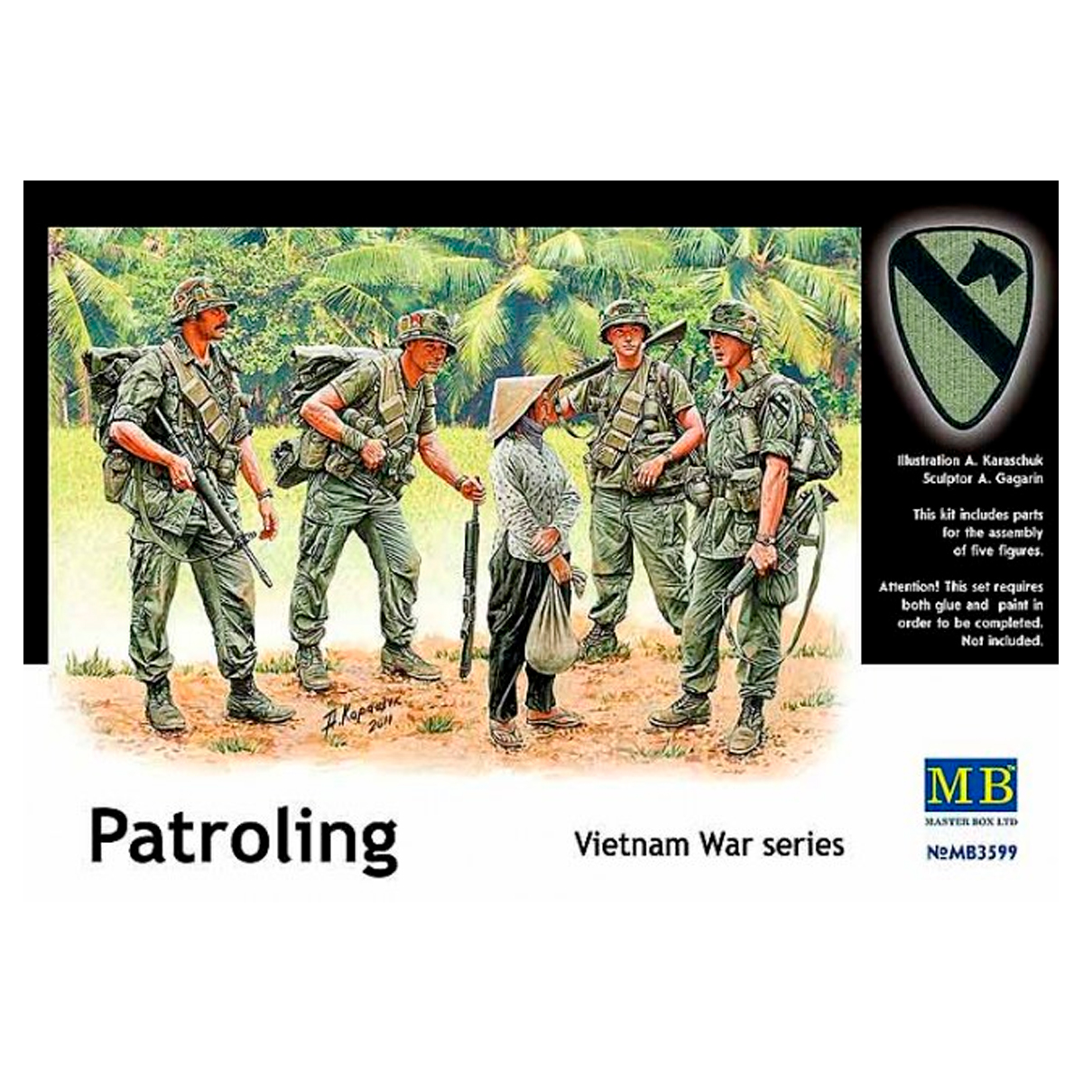 Patroling, Vietnam War series 1/35