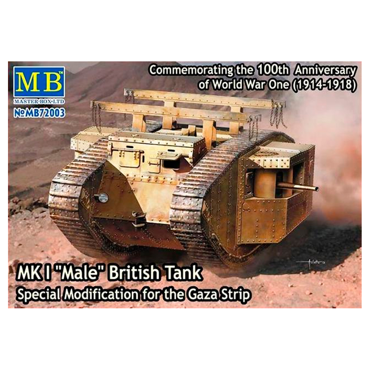 MK I Male British Tank, Special Modification for the Gaza Strip 1/72