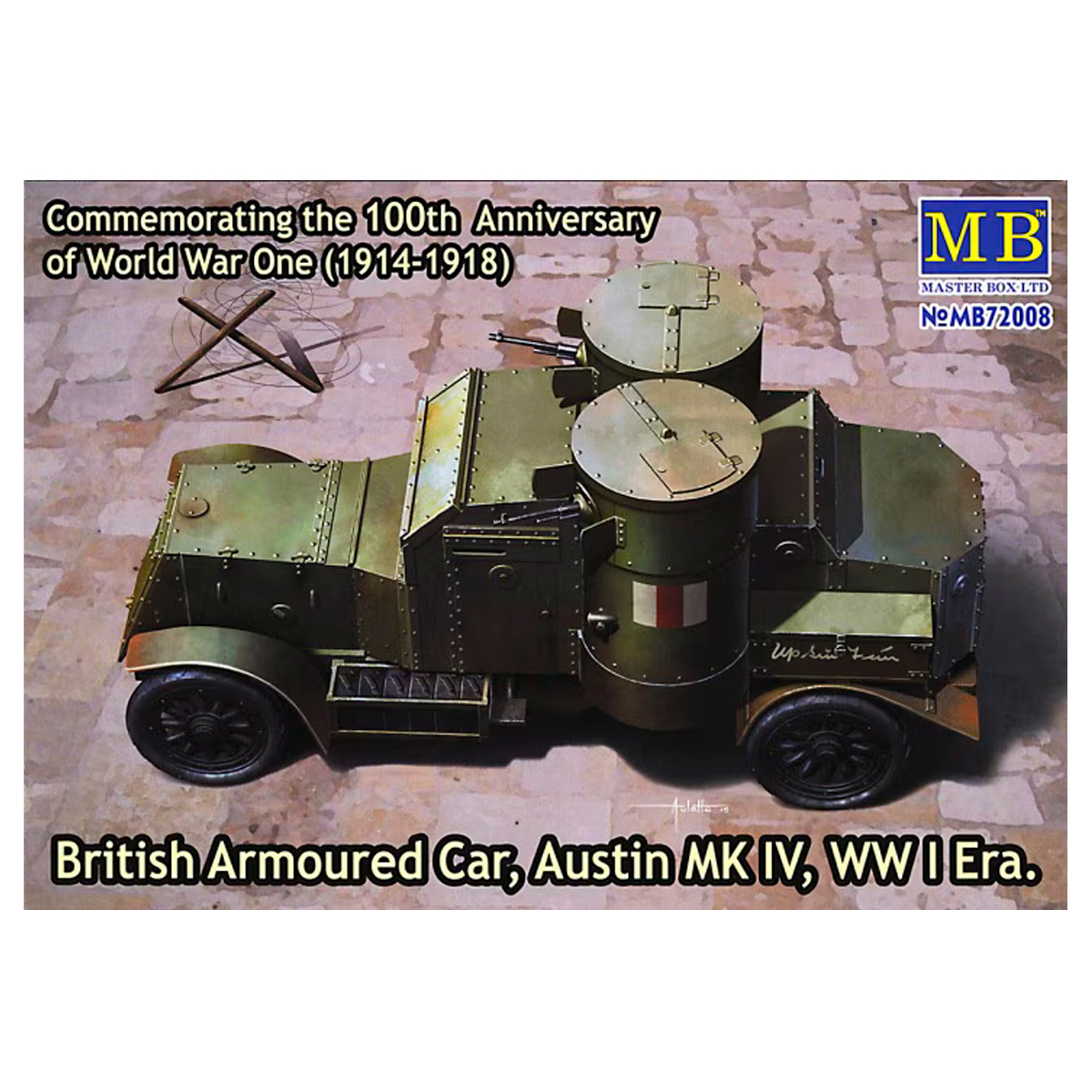 British Armoured Car, Austin, MK IV, WW I Era (1914-1918) 1/72