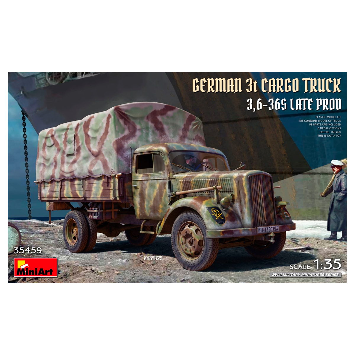 1/35 German 3t Cargo Truck  3,6-36S Late Prod