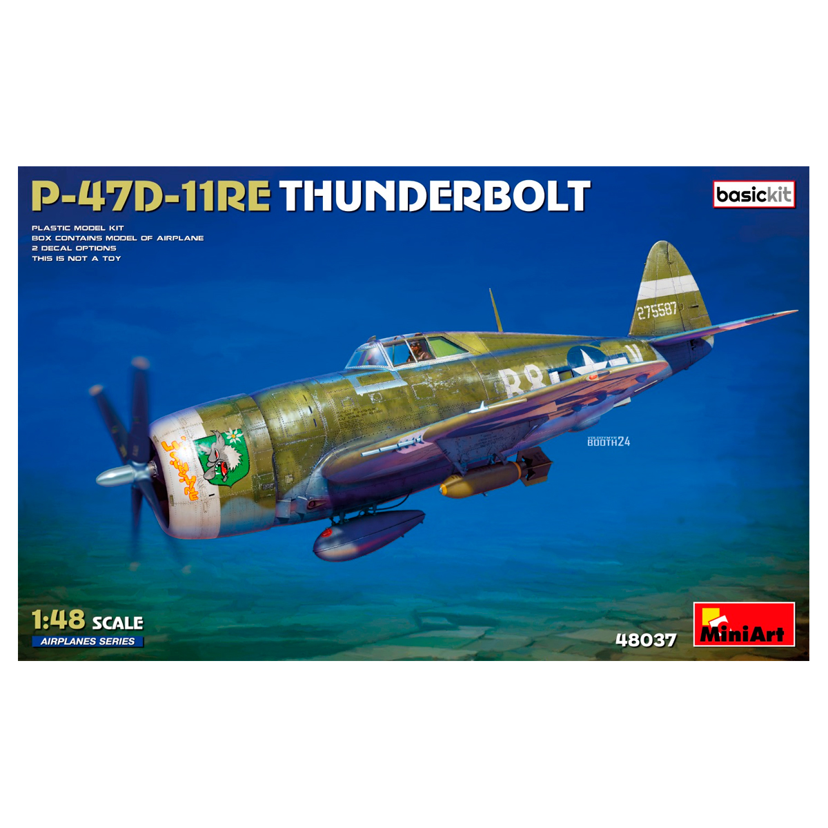1/48 P-47D-11RE Thunderbolt. Basic Kit