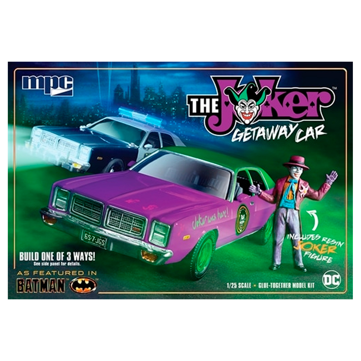 1/25 The Joker Getaway Car With Joker Figure